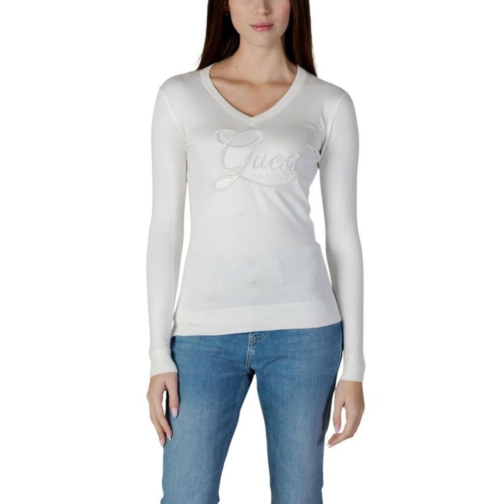 Guess Cream Viscose Women's Sweatshirt